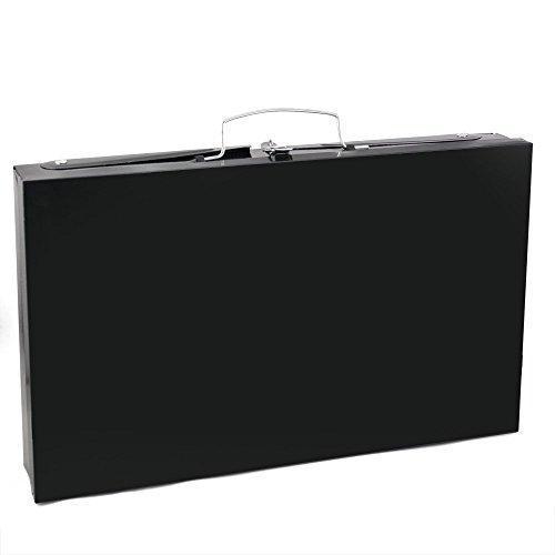 Stainless Steel Briefcase Style BBQ Grill Toaster (Medium Black)